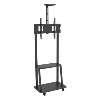 Βάση οθόνης σήμανσης Techly ICA-TR33 177,8 cm (70 ίντσες) μαύρη
