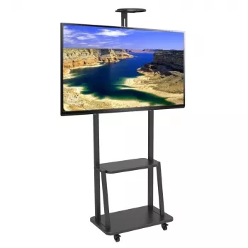 Βάση οθόνης σήμανσης Techly ICA-TR33 177,8 cm (70 ίντσες) μαύρη