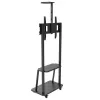 Βάση οθόνης σήμανσης Techly ICA-TR33 177,8 cm (70 ίντσες) μαύρη