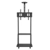 Βάση οθόνης σήμανσης Techly ICA-TR33 177,8 cm (70 ίντσες) μαύρη