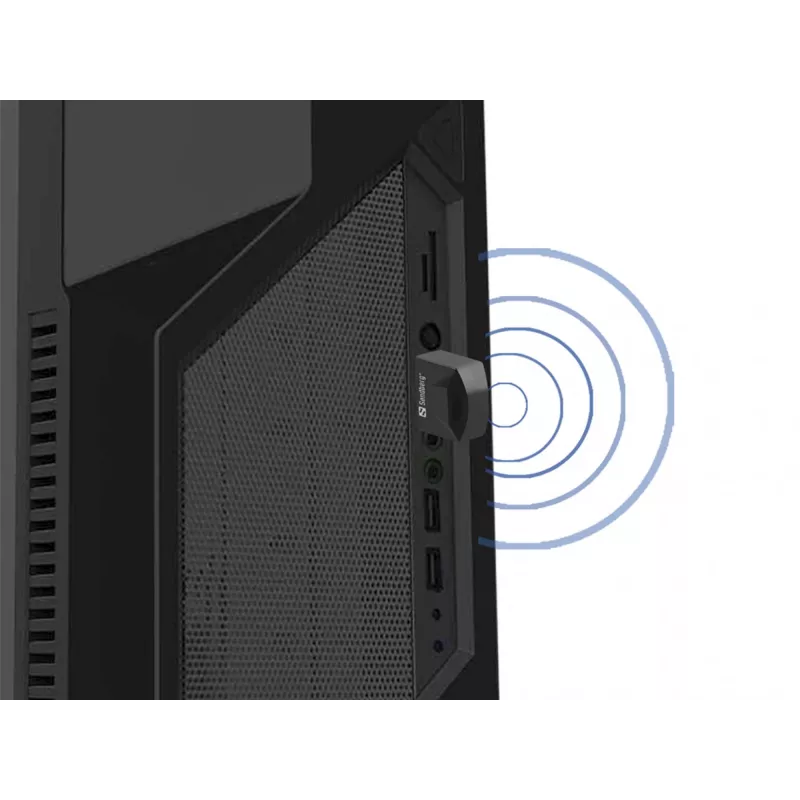 Ασύρματος πομποδέκτης USB BT 5.3 Sandberg, Wireless, USB, Bluetooth, 3 Mbit/s, μαύρος