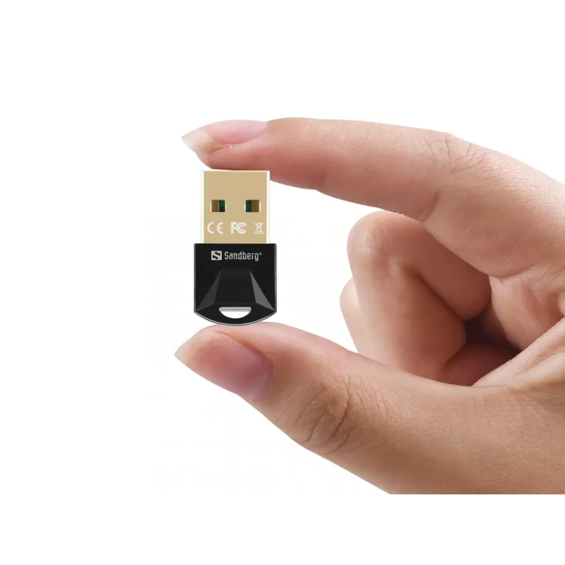 Ασύρματος πομποδέκτης USB BT 5.3 Sandberg, Wireless, USB, Bluetooth, 3 Mbit/s, μαύρος