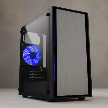 Κουτί υπολογιστή Gembird CCC-FORNAX-960B Midi Tower μαύρο