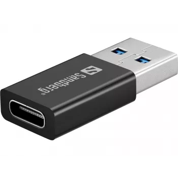 Sandberg USB-C/A DVD drive, Μαύρο, Δίσκος, Desktop/Laptop, DVD Super Multi DL, USB Type-C, CD-R, CD-ROM, CD-RW, DVD+R DL, DVD-R, DVD-R DL, DVD-RAM, DVD-ROM, DVD-RW
