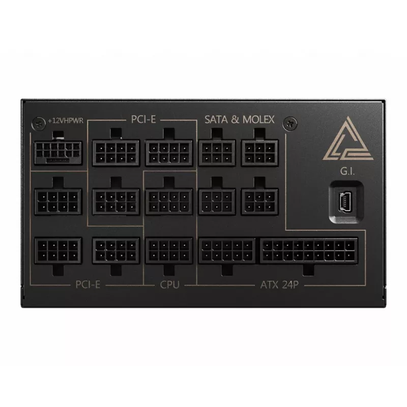 MSI MEG AI1300P PCIE5 Τροφοδοτικό 1300 W 24-Pin ATX ATX Μαύρο