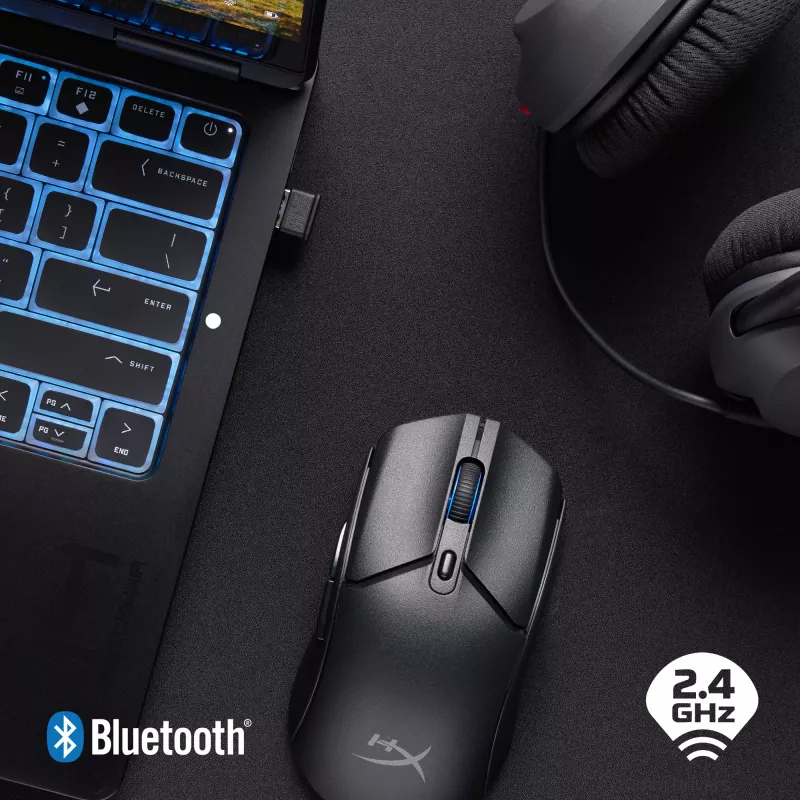 HyperX Pulsefire Haste 2 Core Wls – Gaming ποντίκι (Μαύρο/Μαύρο)