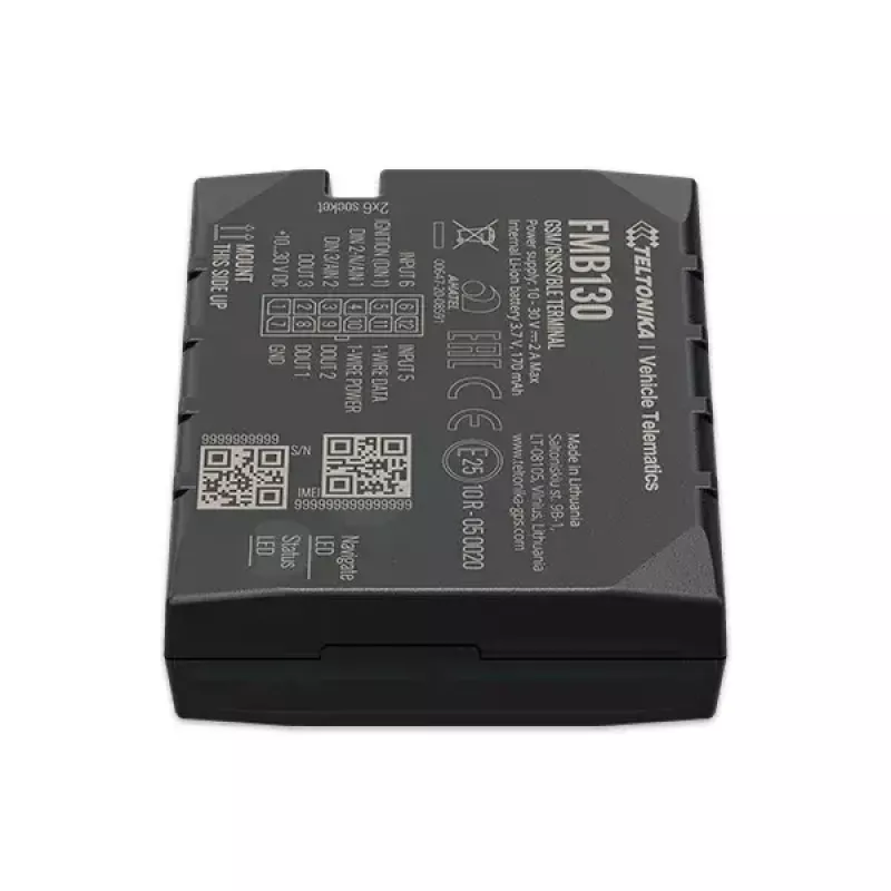 GPS-Tracker Teltonika FMB130 Αυτοκίνητο Μαύρο