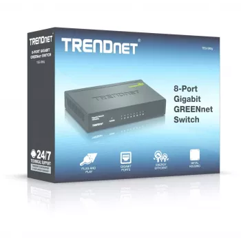 Μη διαχειριζόμενος Switch Trendnet GREENnet TEG-S82G