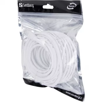 Καλώδιο δικτύου Sandberg UTP Cat6 10m RJ-45 Λευκό