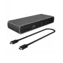 ICY BOX IB-DK8801-TB4 Ενσύρματο Thunderbolt 4 Ανθρακί, Μαύρο