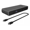 ICY BOX IB-DK8801-TB4 Ενσύρματο Thunderbolt 4 Ανθρακί, Μαύρο
