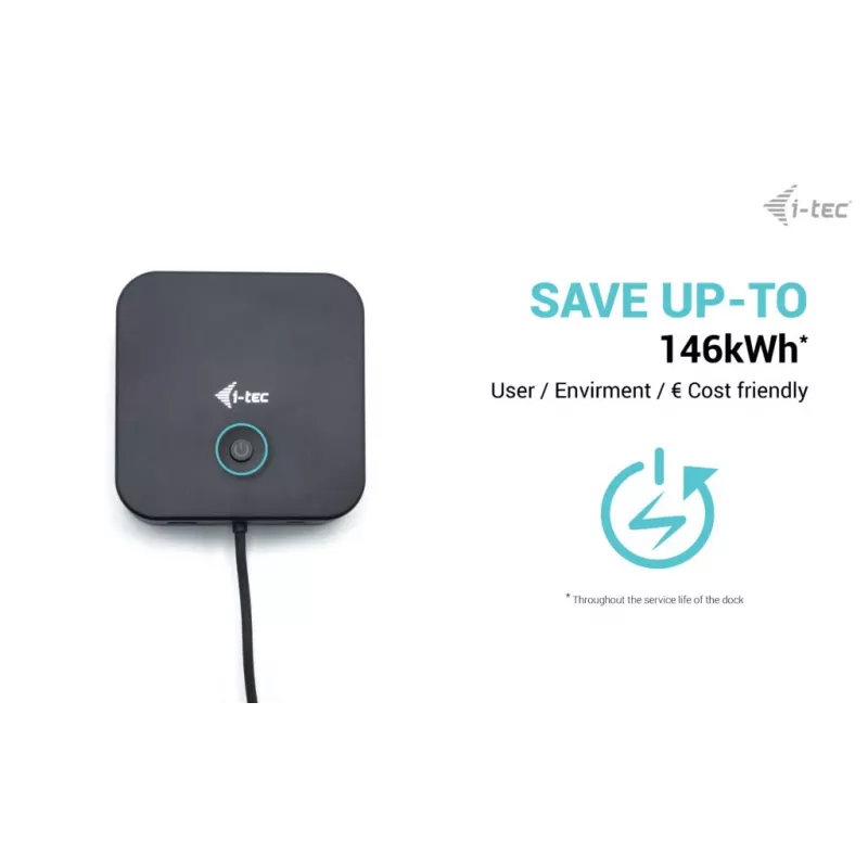 i-tec USB-C HDMI Dual DP Σταθμός σύνδεσης με Power Delivery 100 W
