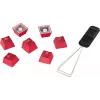 HyperX Rubber Keycaps - Σετ αξεσουάρ gaming - Κόκκινο (US-Layout)