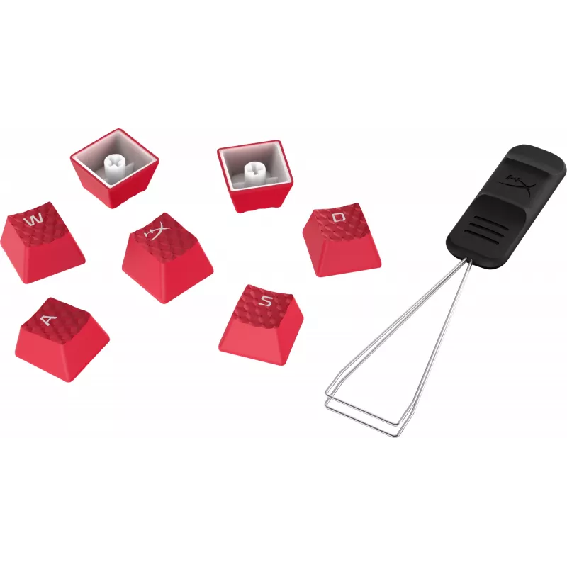 HyperX Rubber Keycaps - Σετ αξεσουάρ gaming - Κόκκινο (US-Layout)