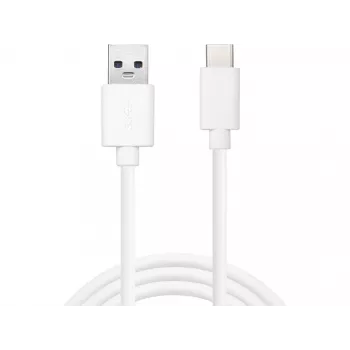 Sandberg 136-14 καλώδιο USB-C 3.1 σε USB-A 3.0, 2 m, αρσενικό/αρσενικό, λευκό