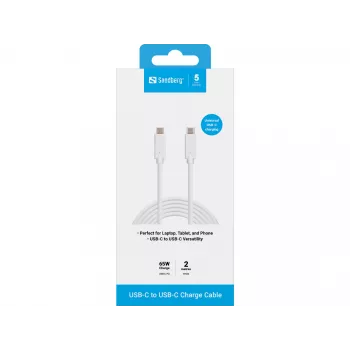 Καλώδιο φόρτισης USB-C Sandberg 136-17 2M 65W