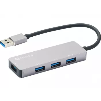 Hub USB-A Sandberg 1xUSB3.0+3x2.0 SAVER