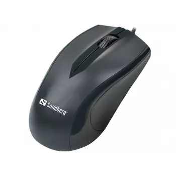 Ποντίκι Sandberg USB-C, αμφίχειρο, οπτικό, USB Type-C, 1200 DPI, μαύρο