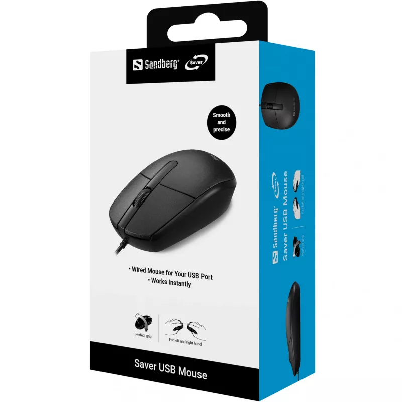 Ποντίκι Sandberg Saver USB, αμφίχειρο, USB Type-A