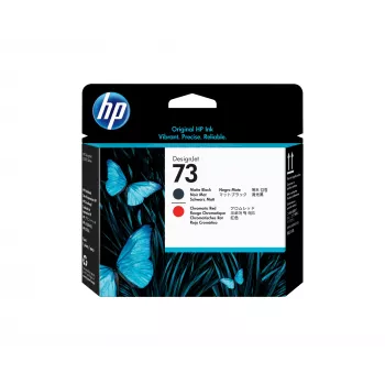HP 73 CD949A κεφαλή εκτύπωσης, ματ μαύρο / χρωματικό κόκκινο, για DesignJet Z3200