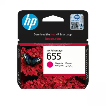 HP 655 magenta γνήσιο μελανοδοχείο Ink Advantage, magenta, 1 τεμ., 600 σελίδες