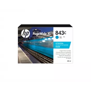 HP 843C 400 ml cyan μελανοδοχείο PageWide XL, cyan, 1 τεμ.
