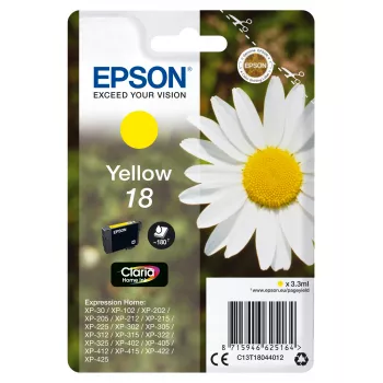 Epson Daisy ατομική συσκευασία κίτρινο 18 μελάνη Claria Home