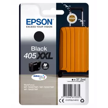 Epson 405XXL μελανοδοχείο 1 τεμ. γνήσιο extra (super) υψηλής απόδοσης μαύρο