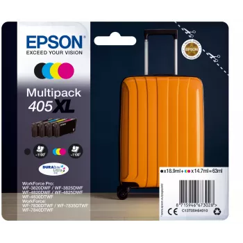 Epson 405XL μελανοδοχείο 1 τεμ. γνήσιο υψηλής (XL) απόδοσης μαύρο, cyan, ματζέντα, κίτρινο