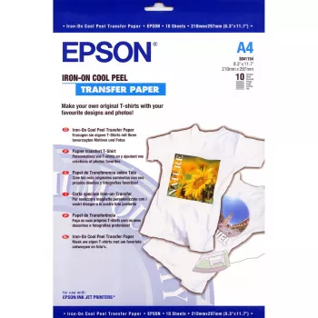 Epson χαρτί μεταφοράς σιδερώματος - A4 - 10 φύλλα
