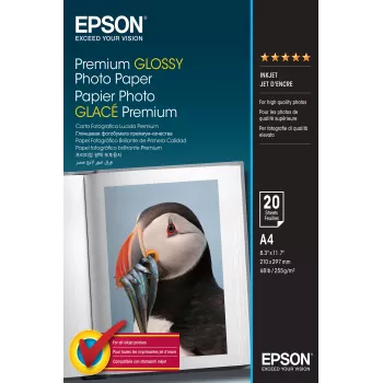 Epson Premium Glossy Photo Paper - A4 - 20 φύλλα