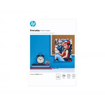 HP Everyday φωτογραφικό χαρτί, γυαλιστερό, 200 g/m², A4 (210 x 297 mm), 100 φύλλα