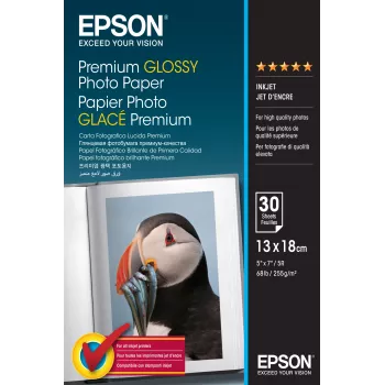 Epson Premium Glossy Photo Paper - 13x18cm - 30 φύλλα