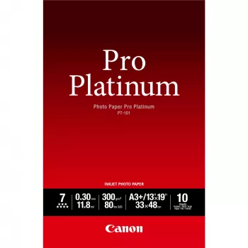 Canon PT-101 Pro Platinum Φωτογραφικό χαρτί A3 Plus – 10 φύλλα