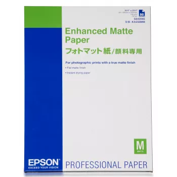Epson Enhanced Matte Paper, DIN A2, 192 g/m², 50 φύλλα, 42 cm, ματ, 260 µm, 192 g/m²