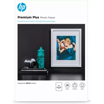 HP CR672A Premium Plus Glossy φωτογραφικό χαρτί γυαλιστερό, A4 (210 x 297 mm), 300 g/m², 20 φύλλα