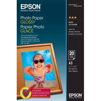 Γυαλιστερό φωτογραφικό χαρτί Epson C13S042536 A3 20 φύλλα