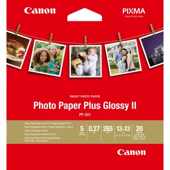 Canon PP-201 Glossy II Photo Paper Plus 13x13 cm – 20 φύλλα