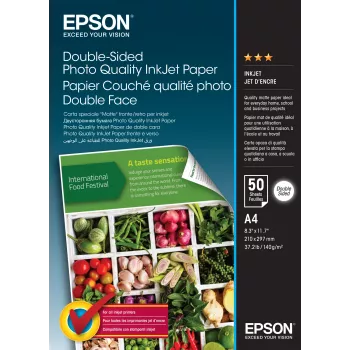 Epson διπλής όψης φωτογραφικό χαρτί ποιότητας φωτογραφίας - A4 - 50 φύλλα