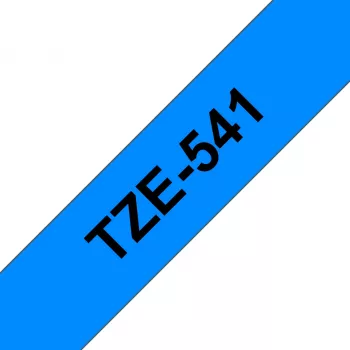 Brother πλαστικοποιημένη ταινία 18 mm, μαύρο σε μπλε, TZe, γκρι, θερμική μεταφορά, Φιλιππίνες, 5 έτος(-η)