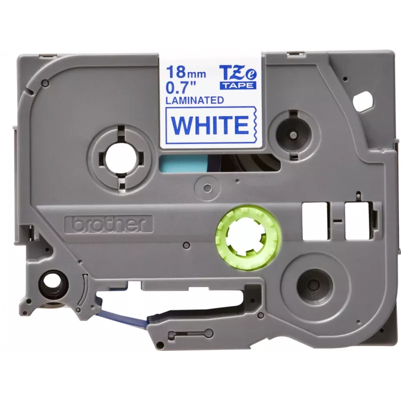 Ταινία ετικετών Brother TZE-243 μπλε σε λευκό
