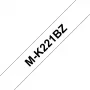 Ταινία ετικετών Brother M-K221BZ μαύρο σε λευκό