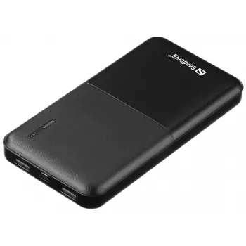 Sandberg Saver Powerbank 10000, 10000 mAh, Lithium-Polymer (LiPo), μαύρο