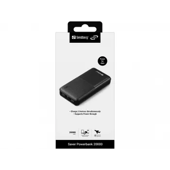 Φορητό powerbank Sandberg Saver Powerbank 20000, 20000 mAh