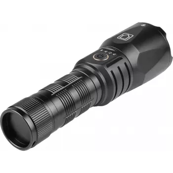 Sandberg Survivor Torch Powerbank 5000, φακός χειρός, μαύρο, αλουμίνιο, IPX4, -30 – 40 °C, FCC, RoHS, UKCA, CE
