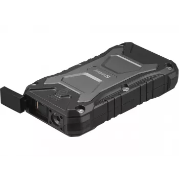 Sandberg Survivor Powerbank 20000 PD30W, 20000 mAh, ασύρματη φόρτιση, μαύρο