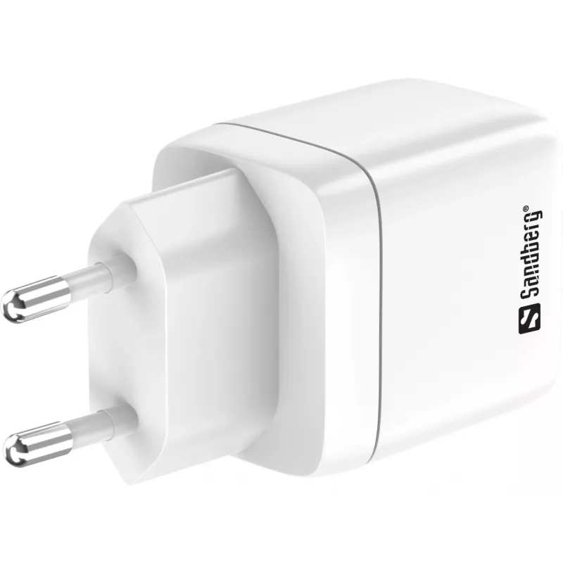 Φορτιστής Sandberg 2in1 1xUSB-C 1xUSB 35W Indoor AC Universal