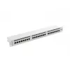 Patch panel Lanberg 24 Port 1U, Κατ. 6, θωρακισμένο, γκρι