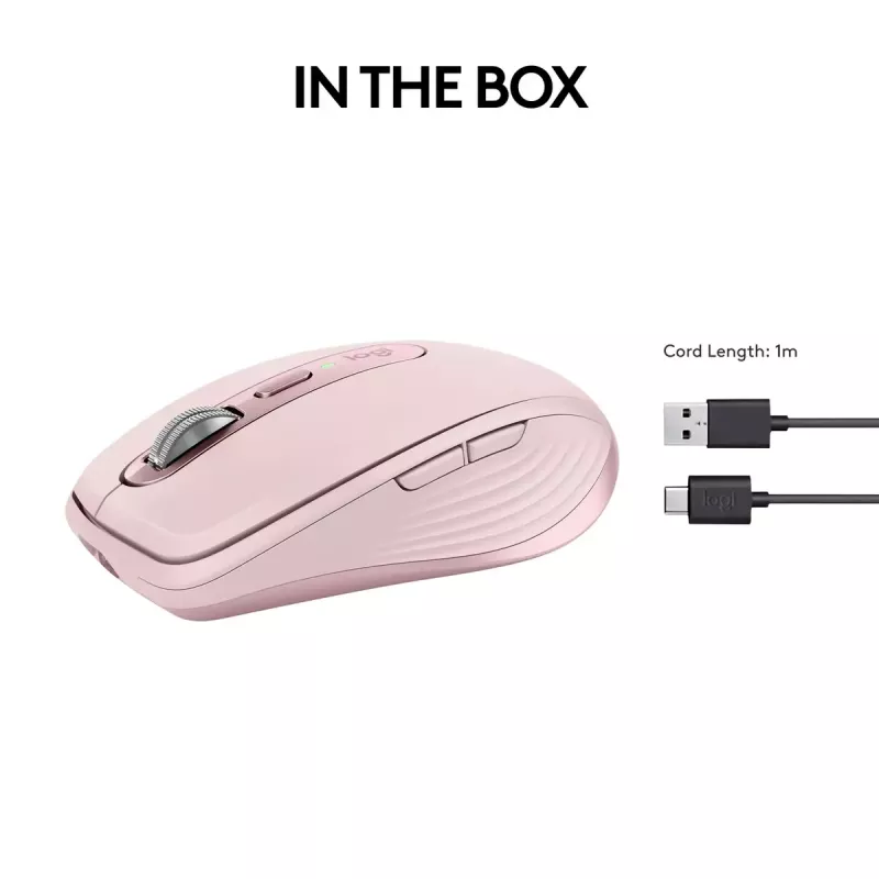 Ποντίκι Logitech MX 3S ροζ USB οπτικό