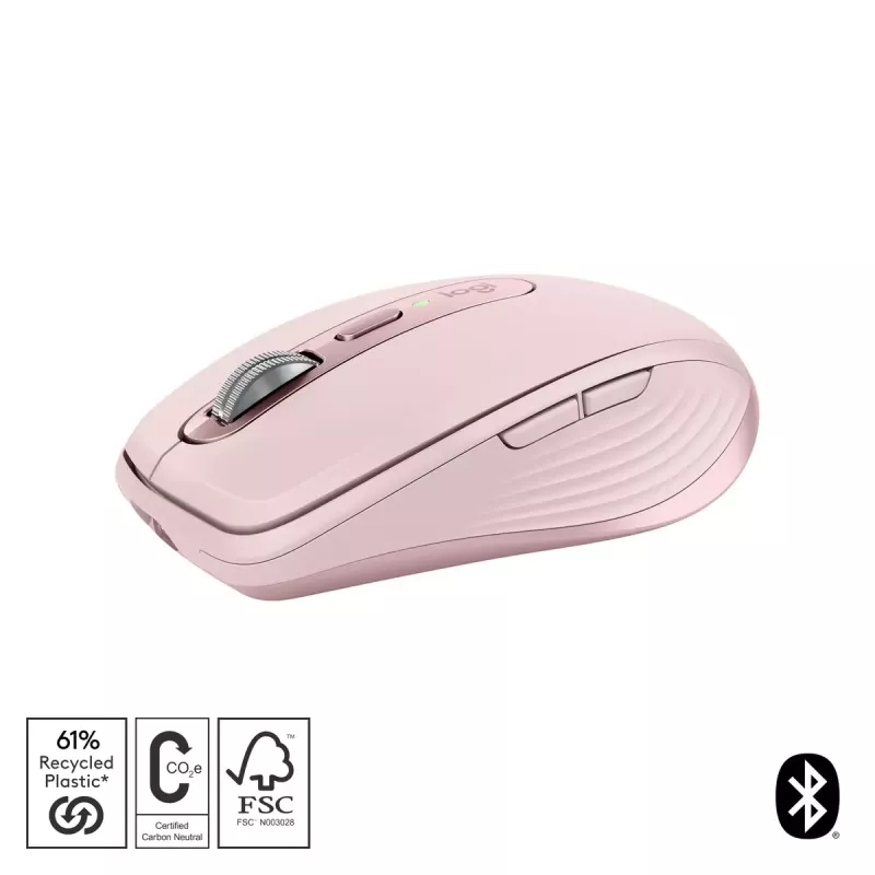 Ποντίκι Logitech MX 3S ροζ USB οπτικό